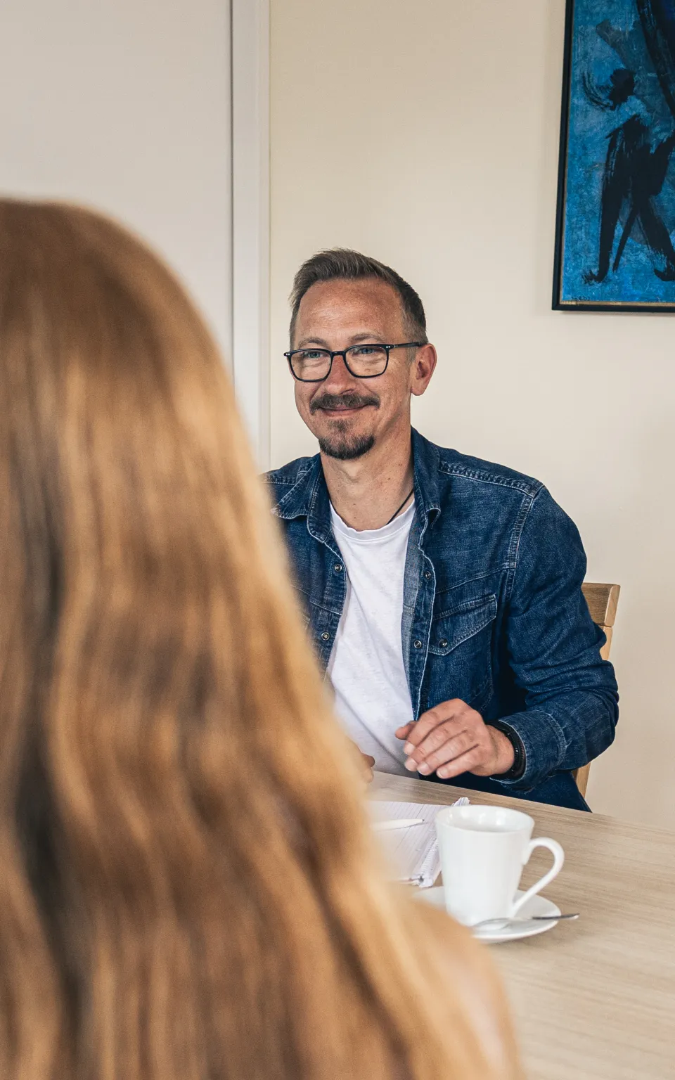 Beratungsgespräch mit einer Klientin