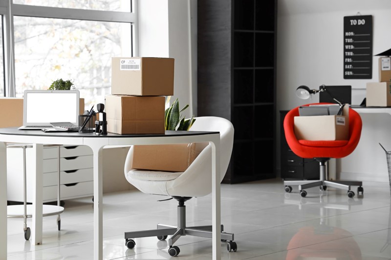 Umzug wegen Einrichtung eines Arbeitszimmers